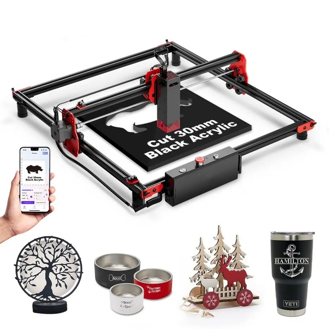 Portable Mini 3d Small Diy Laser Engraving Machine Cutting for Metal Leather Glass Jewelry Wood Crystal Acrylic Leather Plastic