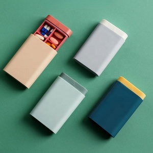 Factory Price Week Pill Box Holder Medicine Storage Organizer Pill Storage Box Drug Dispenser Transparent Pill Box
