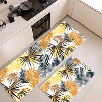 Tapis de cuisine en mousse PVC florale anti-fatigue de haute qualité, anti-fragmentation, forte résilience, imperméable et antidérapant, vente en gros