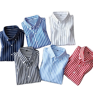 <span class=keywords><strong>Camicia</strong></span> da <span class=keywords><strong>Uomo</strong></span> Nuovo Stile Business Manica Lunga Casual Elegante Senza Stiratura Antipiega Slim Fit Abbigliamento Maschile Camicie a Righe 1013 - Product Image 1