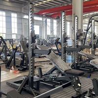 Meilleure Vente Banc de Musculation Commercial 3-en-1 Multi-Position Réglable avec Rails Coulissants pour Presses à Plat, Inclinées et Épaules, Équipement de Gymnastique Robuste en Acier