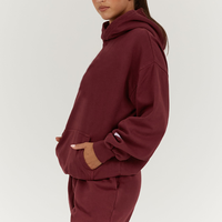 Logo personnalisé OEM Ensemble pantalon de survêtement décontracté super doux style de rue en molleton 2 pièces pour femmes