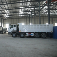 Camion benne 8x4 d'occasion, camion benne de construction 8x4