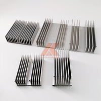 Radiateur haute densité en aluminium anodisé, dissipateur thermique en aluminium usiné CNC, dissipateur thermique extrudé en aluminium pour panneaux solaires