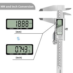 Calibrador Digital <span class=keywords><strong>Vernier</strong></span> al por Mayor, Herramienta de Medición de Acero Inoxidable 0-300mm con Pantalla LCD, Conversión Pulgadas/Milímetros, Modelo Ditron 420 - Product Image 2