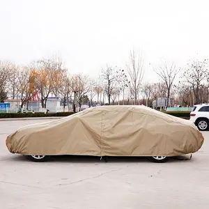Tahan lama tahan air kain Polyester Oxford penutup mobil 300D