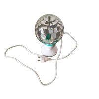 Lampe à boule magique en cristal RVB Ampoule LED rotative pour scène Disco Party DJ Projecteur de Noël Ampoule