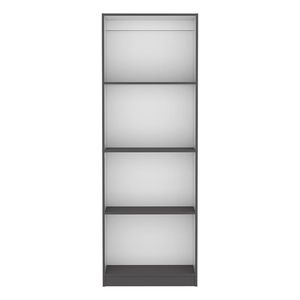 Benzoni Office DB <b>Bookcase</b> in Matt Gray/White Modern Office <b>Bookcases</b> & <b>Bookshelves</b> - Product Image 2