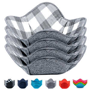 ที่วางชามไมโครเวฟ 4 ชิ้น ที่วางชามผ้าไมโครไฟเบอร์สำหรับอาหารร้อน - Product Image 1