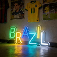 Enseigne néon LED de football Neonawall, qualité commerciale, personnalisable, pour bar sportif, décoration de salle de sport, stade