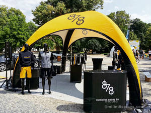 Biểu tượng tùy chỉnh triển lãm <span class=keywords><strong>marquee</strong></span> <span class=keywords><strong>Inflatable</strong></span> sự kiện lều quảng cáo ngoài trời <span class=keywords><strong>Dome</strong></span> inflatables gazebo tán kín Lều để bán - Product Image 5