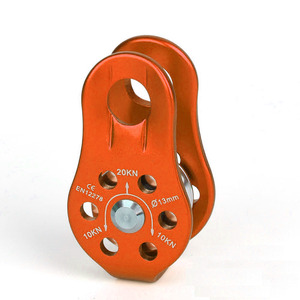 LFEDC Poleas Giratorias de Alta Resistencia para Escalada, Equipo de Supervivencia al Aire Libre, Cuerda Fija Única para Montañismo, Kit de Rappel - Product Image 5