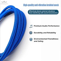 Câble audio haut de gamme pour amplificateurs de voiture, en cuivre pur OCC, avec fiches bananes plaquées or, idéal pour projecteurs et voitures