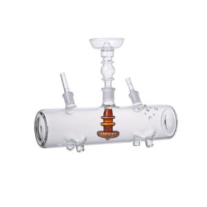 Alta calidad EE. UU. Mercado MP5 Color ámbar Personalizado Shisha Hookah Tubos de vidrio para fumar Vidrio - Product Image 2