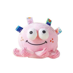 Balle rebondissante électrique pour bébé, jouet de sécurité en peluche douce vibrant pour bébé - Product Image 1