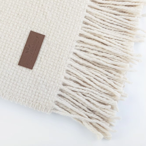 DAHAI 100% laine artisanale Jacquard tissé jeter bohème couverture laine mérinos couverture gland couverture pour lit - Product Image 2
