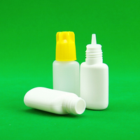 Bouteille de colle à ongles avec bouchon à vis personnalisable en plastique 6ml 8ml 10ml 12ml 18ml bouteille de colle à cils bouteilles de goutte de liquide