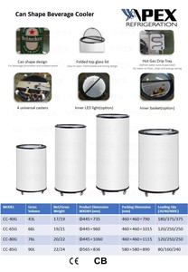 Réfrigérateur commercial mécanique en gros pour boissons froides, vitrine de présentation, sans givre - Product Image 3