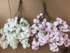 زهر أبيض فرع ثلجي شجرة صناعية الزفاف وغرفة المعيشة سكيب الديكور - Product Image 4