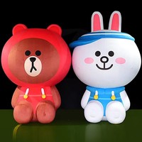 Professionnel personnalisé Durable Pvc flotteur gonflable mignon dessin animé vache animaux poupée personnage modèle poupée décoration extérieure