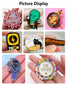 Tùy Chỉnh Thời Trang Hiện Đại Men Cứng Ve Áo Pins Tùy Chỉnh Cờ Huy Hiệu Men Hat Pins Mexico Men Pins - Product Image 5