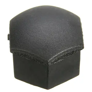 新的黑色 ABS 塑料 17毫米 20 Pcs/lot 哑光车轮凸耳螺栓螺母盖 + Removal Tool 关键汽车造型配件 rAuto 零件
