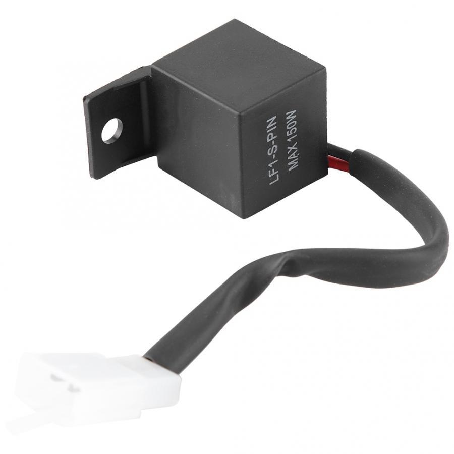 Светодиодная вспышка реле 2 Pin электронный указатель поворота лампа Hyper Flash LF1-S-PIN аксессуары для автомобиля мотоцикла