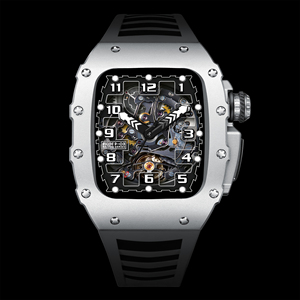 Étui de luxe en fibre de carbone pour Apple Watch 8 étui 45mm Mod Kit caoutchouc Silicone bande pour <span class=keywords><strong>IWatch</strong></span> série 7 SE 6 5 <span class=keywords><strong>4</strong></span> <span class=keywords><strong>44mm</strong></span> - Product Image 2