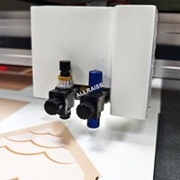 Automatische vlakbed kartonnen cadeaudoos stansplotter CNC digitale snij- en vouwmachine voor vinyl stickerlabels