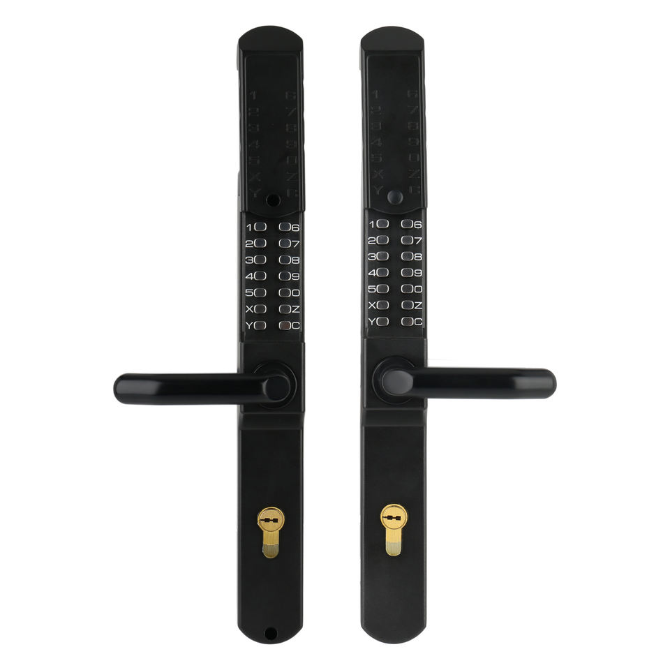 Passcode Locking Gate European Style Rainproof Zinc Alloy Mechanical Password Lock Handle ...