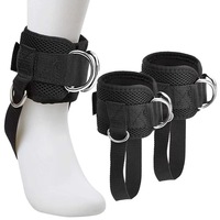 Sangle de cheville ajustable en néoprène à double anneau en D Legend Fitness, personnalisable en gros, directement de l'usine, collection 2024