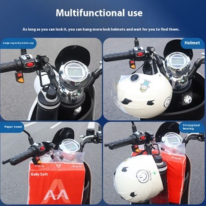 Bloqueo de llavero de Metal <span class=keywords><strong>antirrobo</strong></span> Universal para <span class=keywords><strong>cascos</strong></span> de motocicleta y bicicleta Casco de bicicleta eléctrica Seguridad - Product Image 5
