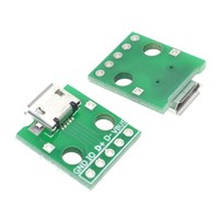 Micro USB A Adaptador DIP 5pin tipo B conector hembra de 2,54mm PCB convertidor marcar hombre conector hembra