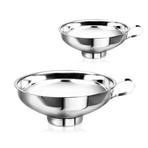 Corong kaleng mulut lebar baja tahan karat ekstra besar, Aksesori dapur tidak lengket - Product Image 6