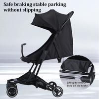 Poussette bébé légère certifiée EN, pliable et compacte, idéale pour les voyages, poussette de voyage pour enfants, très vendue