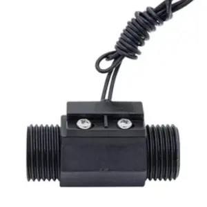 Water Switch G1/2'' Threading Type Plastic Water Flow Switch 24v Water Flow Sensor DN15 Water Flow Sensor For Chillers