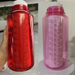 Promotional Stock <strong>Clear</strong> <strong>Water</strong> <strong>Bottle</strong>, 1L BPA-Free Custom Logo Leak-Proof Multiple Lid Options Gym Sport <strong>Bottle</strong> - Product Image 5