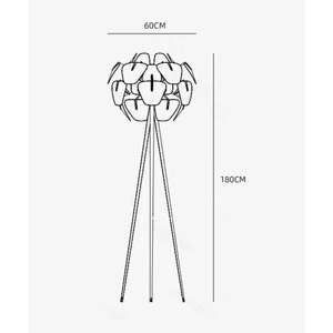 Lampe sur pied en forme de pomme de pin de style italien minimaliste moderne, Wabi-Sabi, pour chambre à coucher et salon, lampe décorative pour canapé - Product Image 1