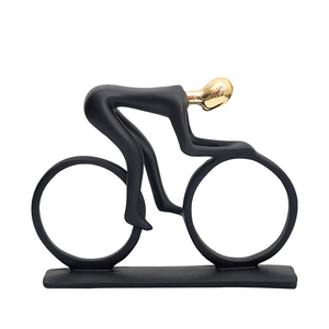 Figurine Sportive Créative Nordique en Résine Dorée, Style Artificiel Doux, pour Salon, Nouvelle Maison, Meuble <span class=keywords><strong>TV</strong></span>, Bibelot Weixun - Product Image 6