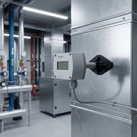 Capteur de température et d'humidité pour conduit SIEMENS, thermo-hygromètre, montage sur conduit HVAC, OEM QFM4160