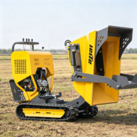 Mini-dumper sur chenilles auto-chargeur 500kg 800kg, approvisionnement direct usine, prix compétitifs