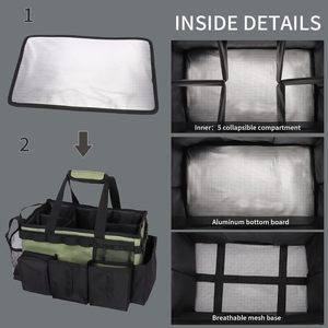 Free Sample <b>Cleaning</b> <b>Caddy</b> Bag <b>Cleaning</b> Supplies Organizer Shoulder Straps for Housekeepers Under Car <b>Cleaning</b> Tool Organizers - Product Image 2