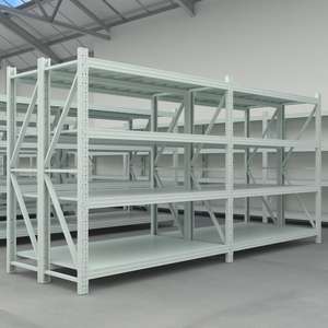 Étagère de stockage multi-rayonnage en acier, système de rayonnage d'entrepôt à usage moyen d'usine - Product Image 2