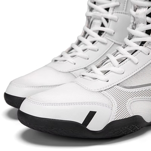 Custom Men's Professional Boxing Wrestling <b>Boots</b> Mesh Upper Breathable Lightweight Summer Winter with Full Customization - Product Image 4