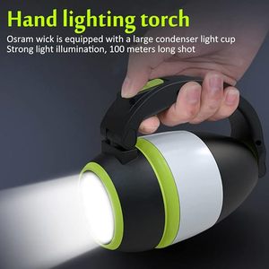 Bán buôn 3 trong 1 <span class=keywords><strong>Combo</strong></span> LED cắm trại ánh sáng <span class=keywords><strong>USB</strong></span> không thấm nước có thể gập lại cắm trại đèn lồng cho câu cá ngoài trời khẩn cấp - Product Image 4