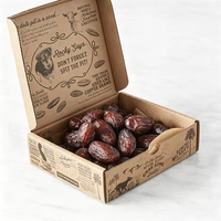 Boîtes rigides personnalisées en matériaux recyclés écologiques pour fruits secs, pâtisseries, traiteur, séparateurs de repas