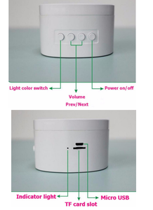 Wiress Loa cơ sở LED lamptop bán hoa Đèn <span class=keywords><strong>3D</strong></span> Led Loa đèn cơ sở cho màu trắng cơ sở - Product Image 5