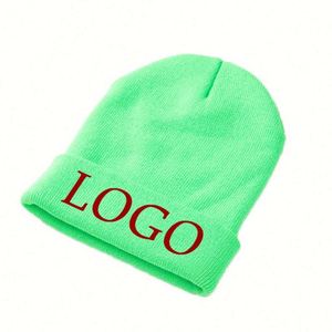 Personalized 5-Panel Canvas Cotton Beanies Wholesale Knit Beanie with LOGO Custom Adult <b>Hats</b> <b>for</b> Men Women - Product Image 4