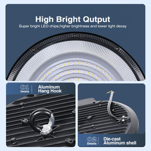 High Quality <b>Cheap</b> Industrial Pendant <b>Light</b> Ip45 Ip65 150W 200W Waterproof Dob UFO High Bay LED <b>Light</b> for Workshop Warehouse - Product Image 5