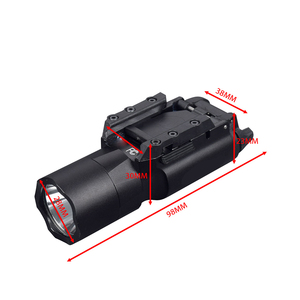 ไฟฉายสีดำ/น้ำตาล SF X300 Ultra X300U Scout Light 500 ลูเมน โหมดคงที่/โหมดชั่วขณะ ฐานยึด 20 มม. สำหรับการล่าสัตว์ - Product Image 6
